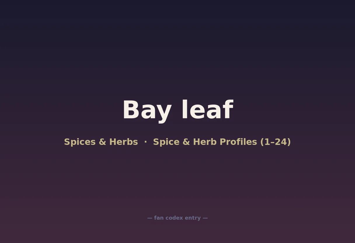 Bay leaf