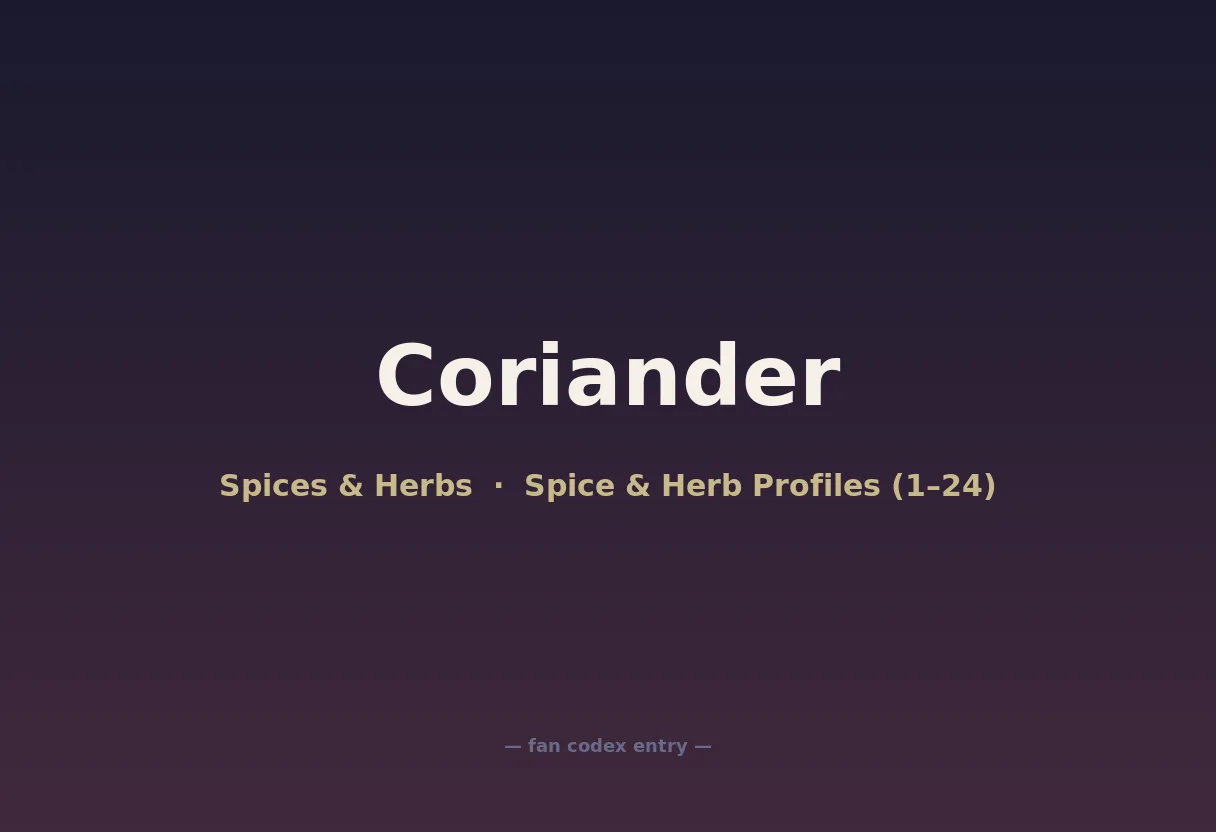 Coriander