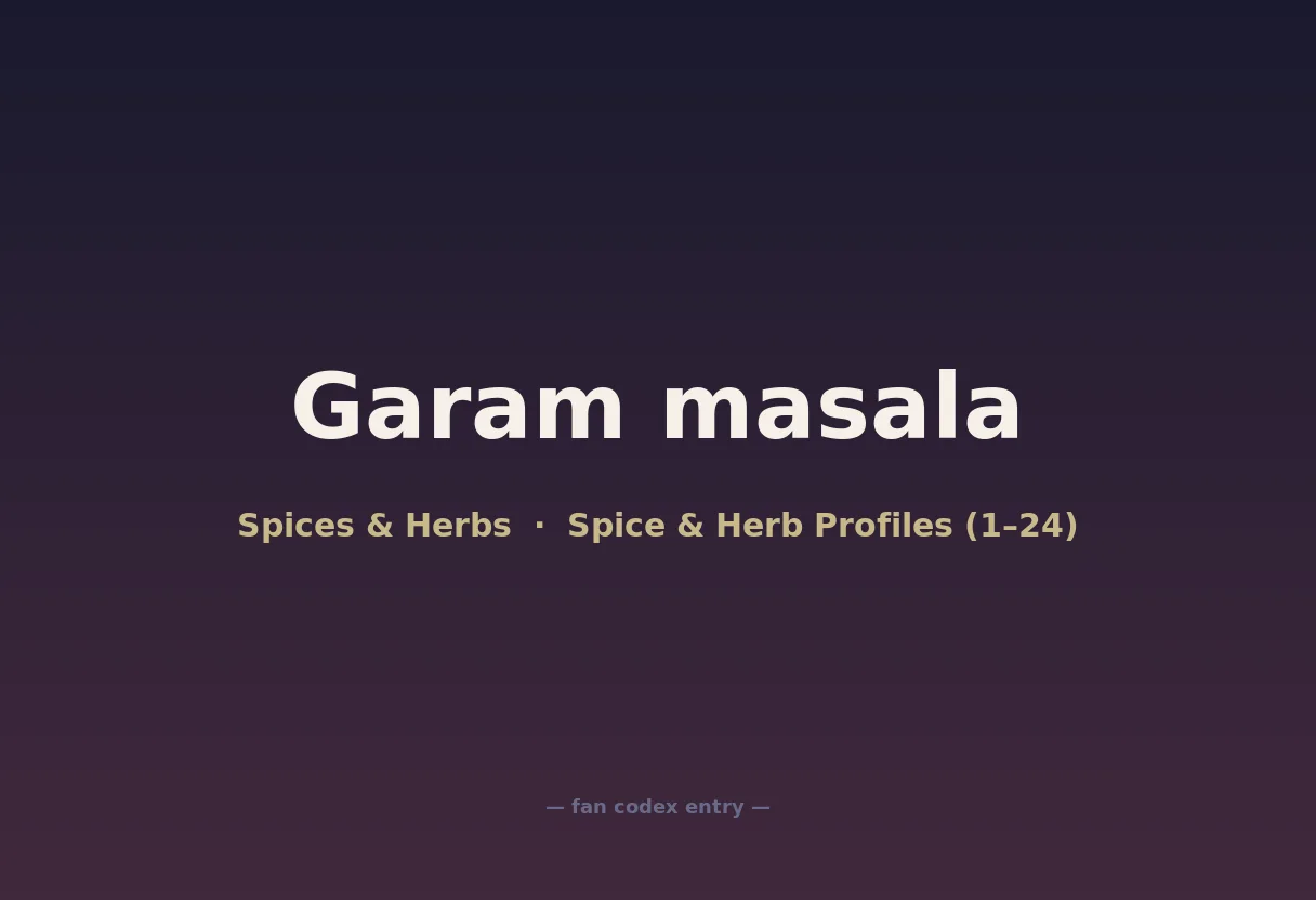 Garam masala