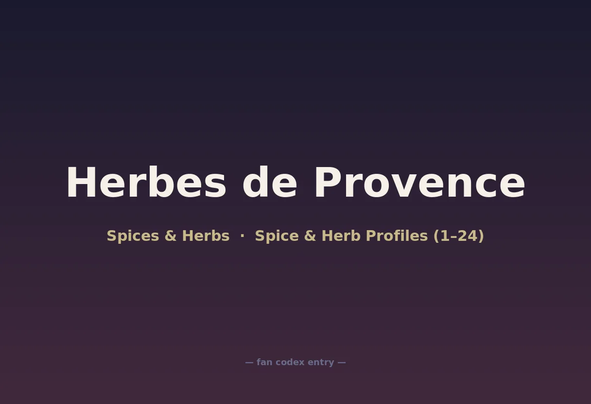 Herbes de Provence