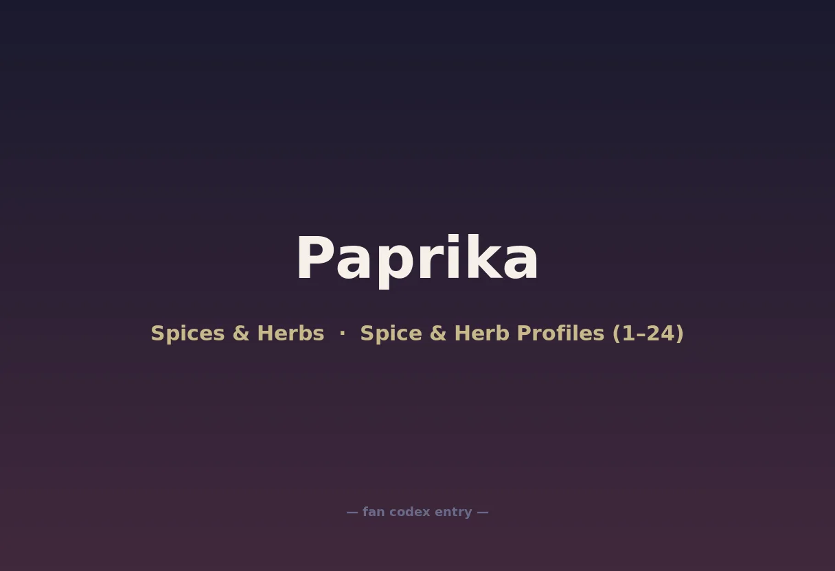 Paprika
