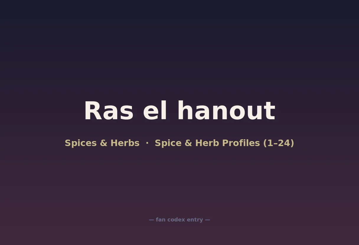 Ras el hanout
