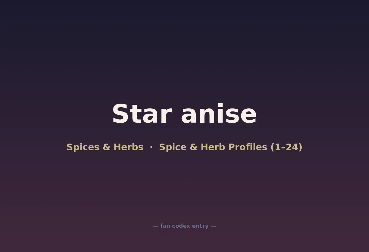 Star anise